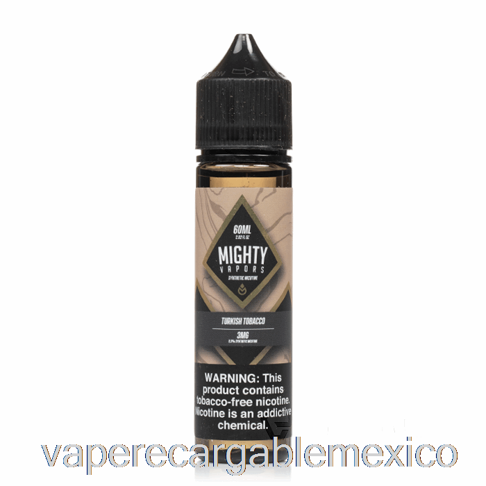 Vape Tabaco Turco Recargable - Vapores Poderosos - 60ml 3mg